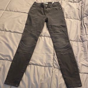 Good American - Good Waist, Black Moto Style Jeans, Size 4/27